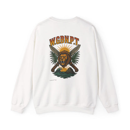 W.G.B.N.P.T. - Unisex Crewneck Sweater (Letterwork Front, Full Artwork Back)