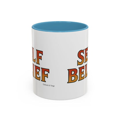 Self Belief Ceramic Mug  – Letterwork Edition