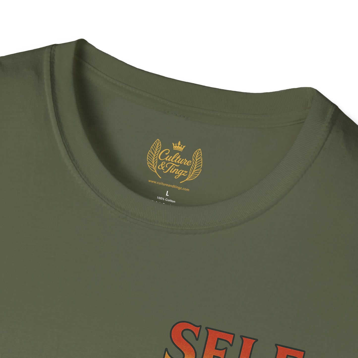 Self Belief  -  Unisex Short Sleeve Tee (Lettering Front, Full Artwork Back)