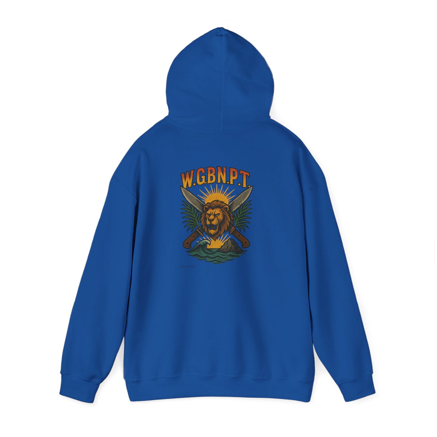 W.G.B.N.P.T. - Unisex Hoodie (Letterwork front, Artwork Back)