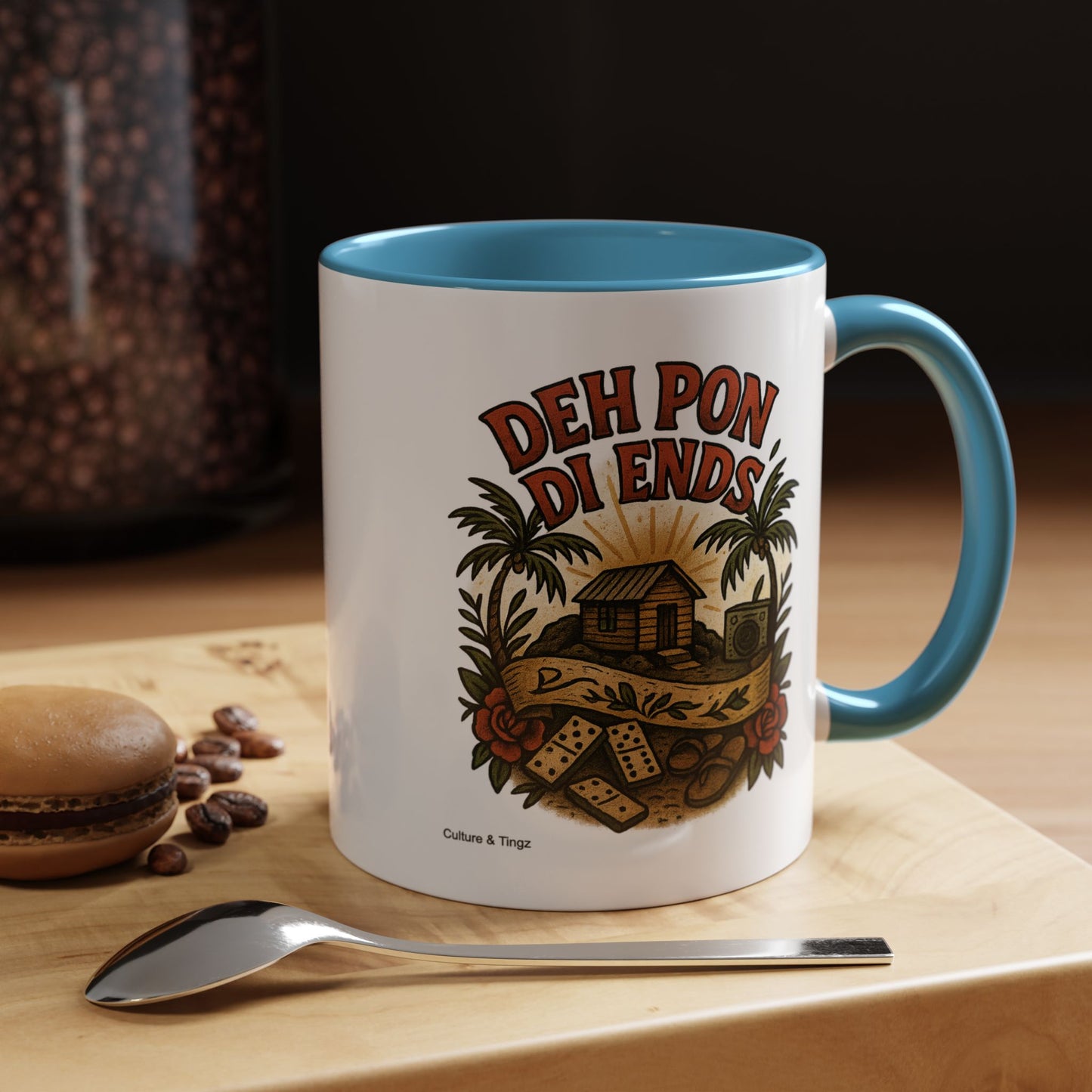 Deh Pon Di Ends - Accent Coffee Mug