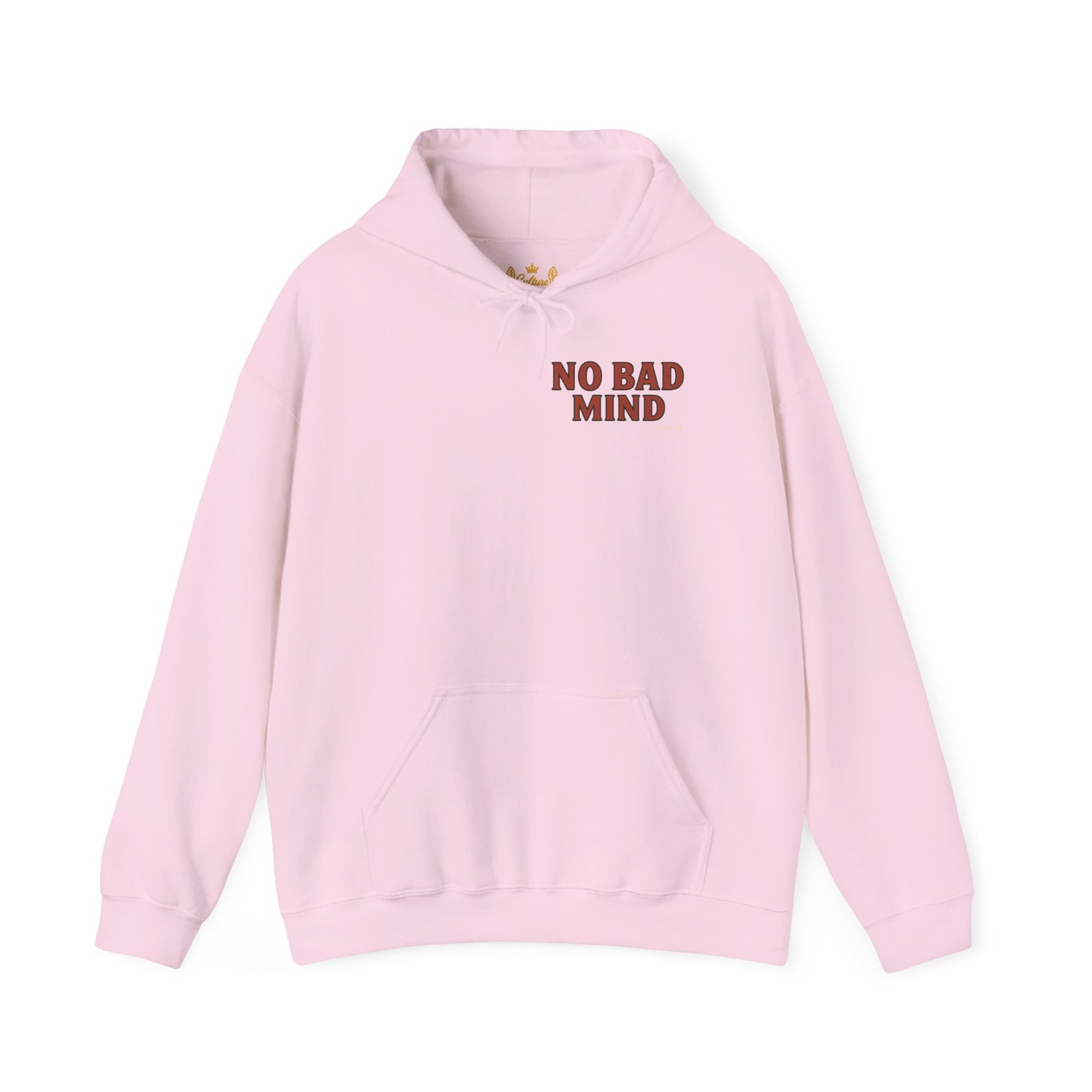 No Bad Mind - Unisex Hoodie (Letterwork front, Artwork Back)