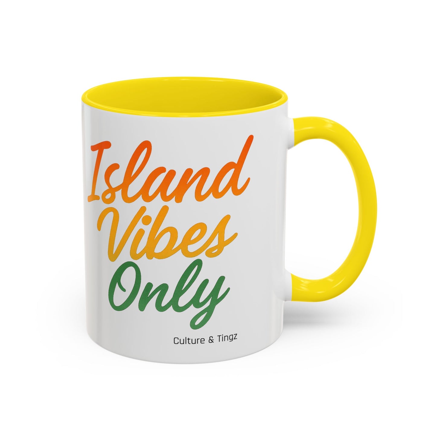 Island Vibes Only Ceramic Mugs  – Letterwork Edition