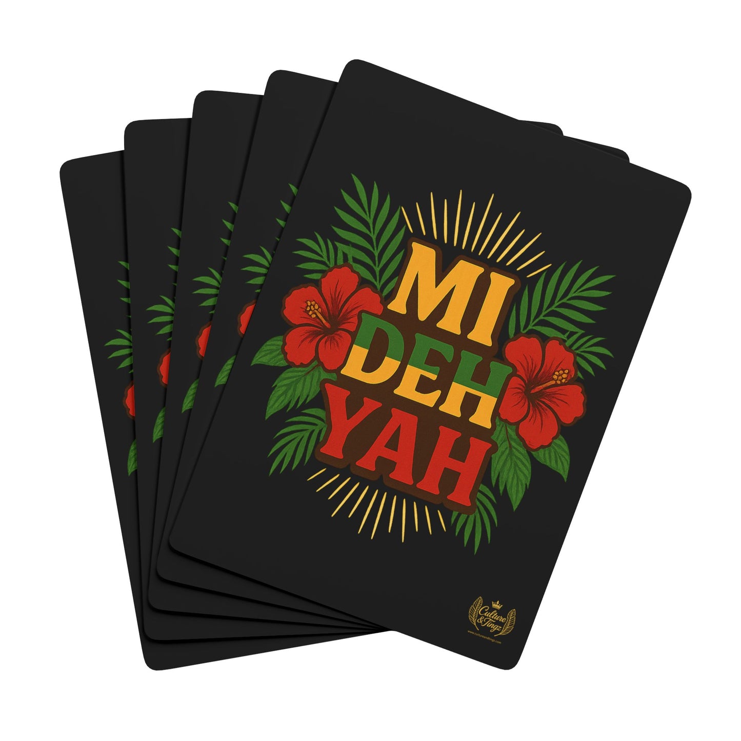 Mi Deh Yah Poker Cards - Complete Deck