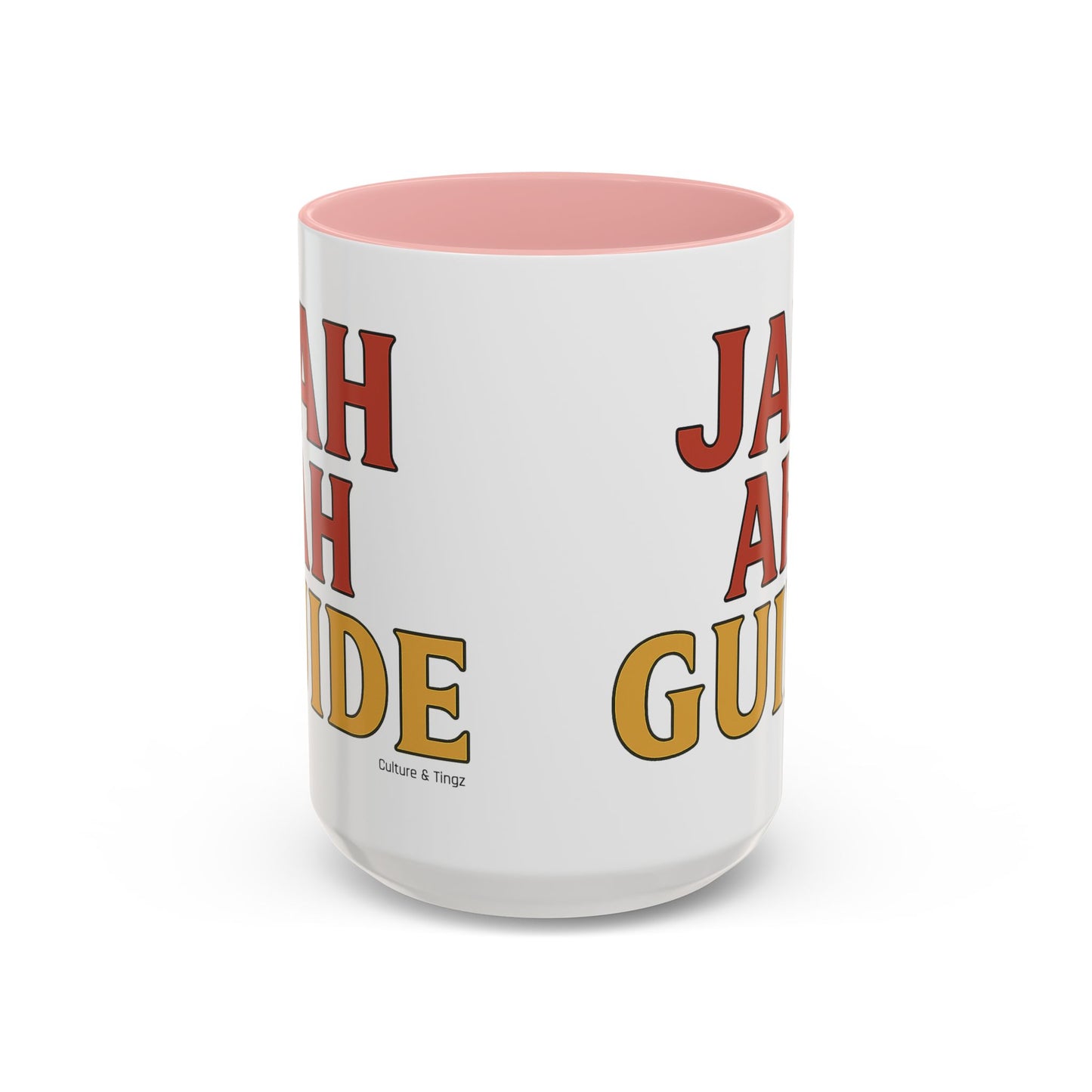 Jah Ah Guide Ceramic Mugs  – Letterwork Edition