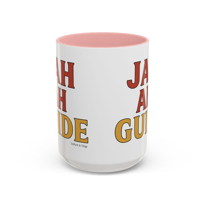 Jah Ah Guide Ceramic Mugs  – Letterwork Edition