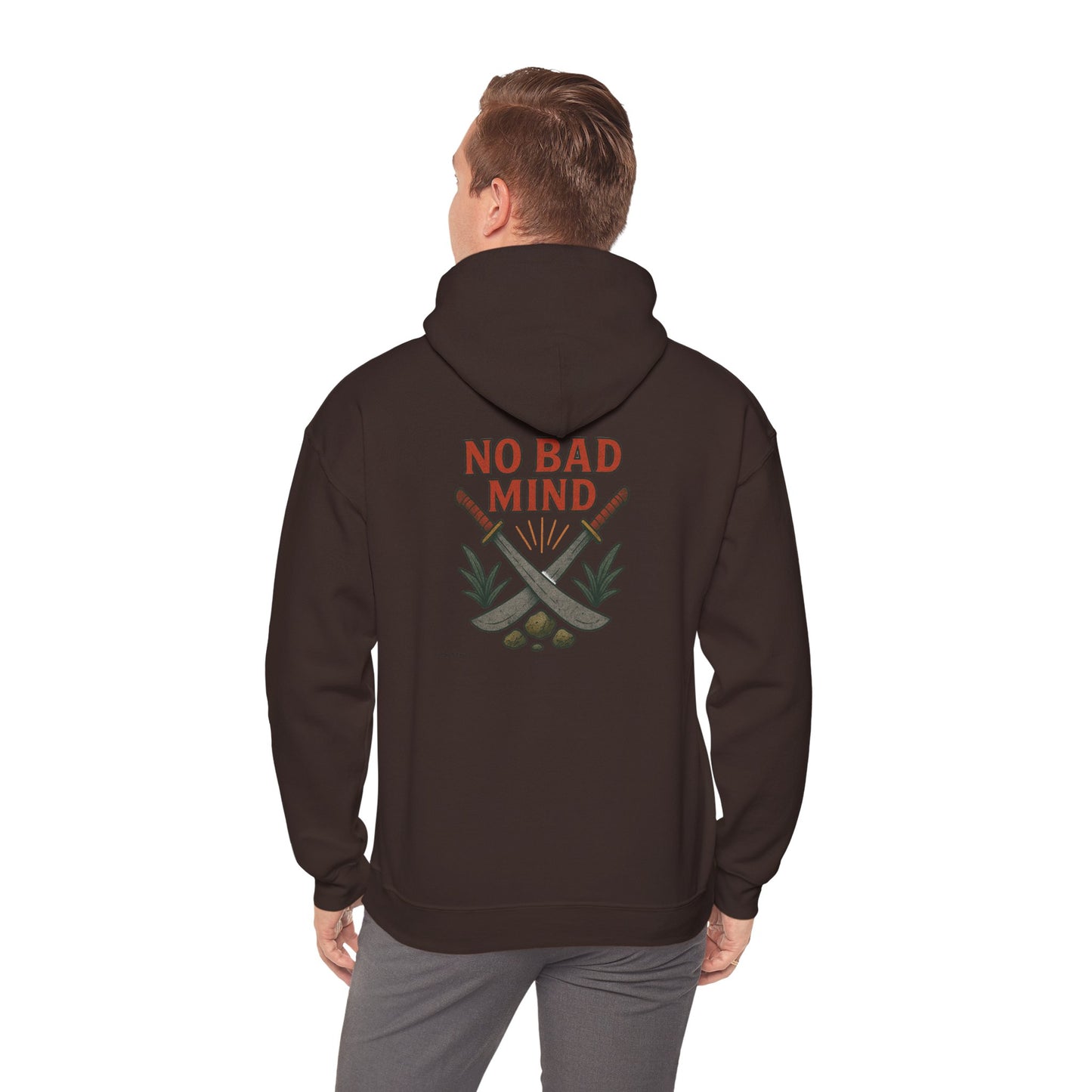 No Bad Mind - Unisex Hoodie (Letterwork front, Artwork Back)