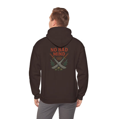No Bad Mind - Unisex Hoodie (Letterwork front, Artwork Back)