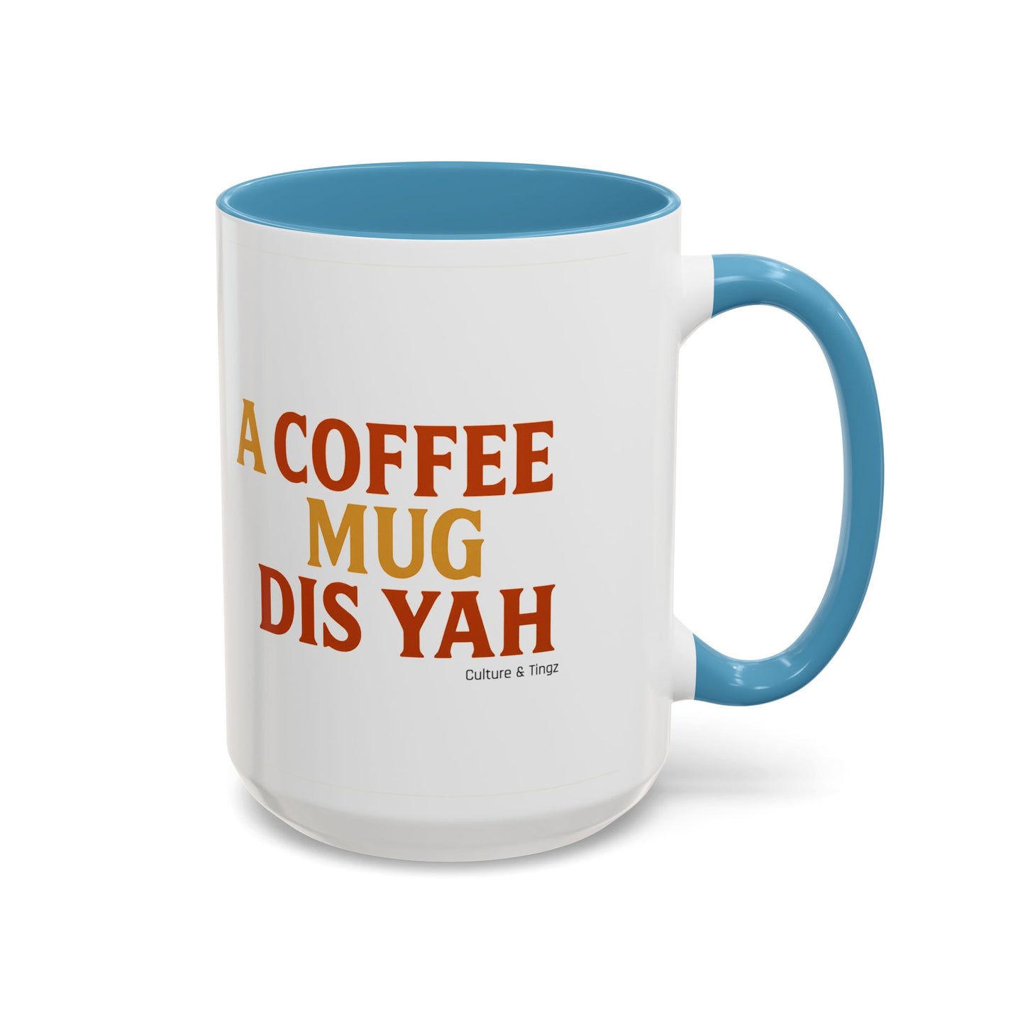 "A Coffee Mug Dis Yah" – Letterwork Edition
