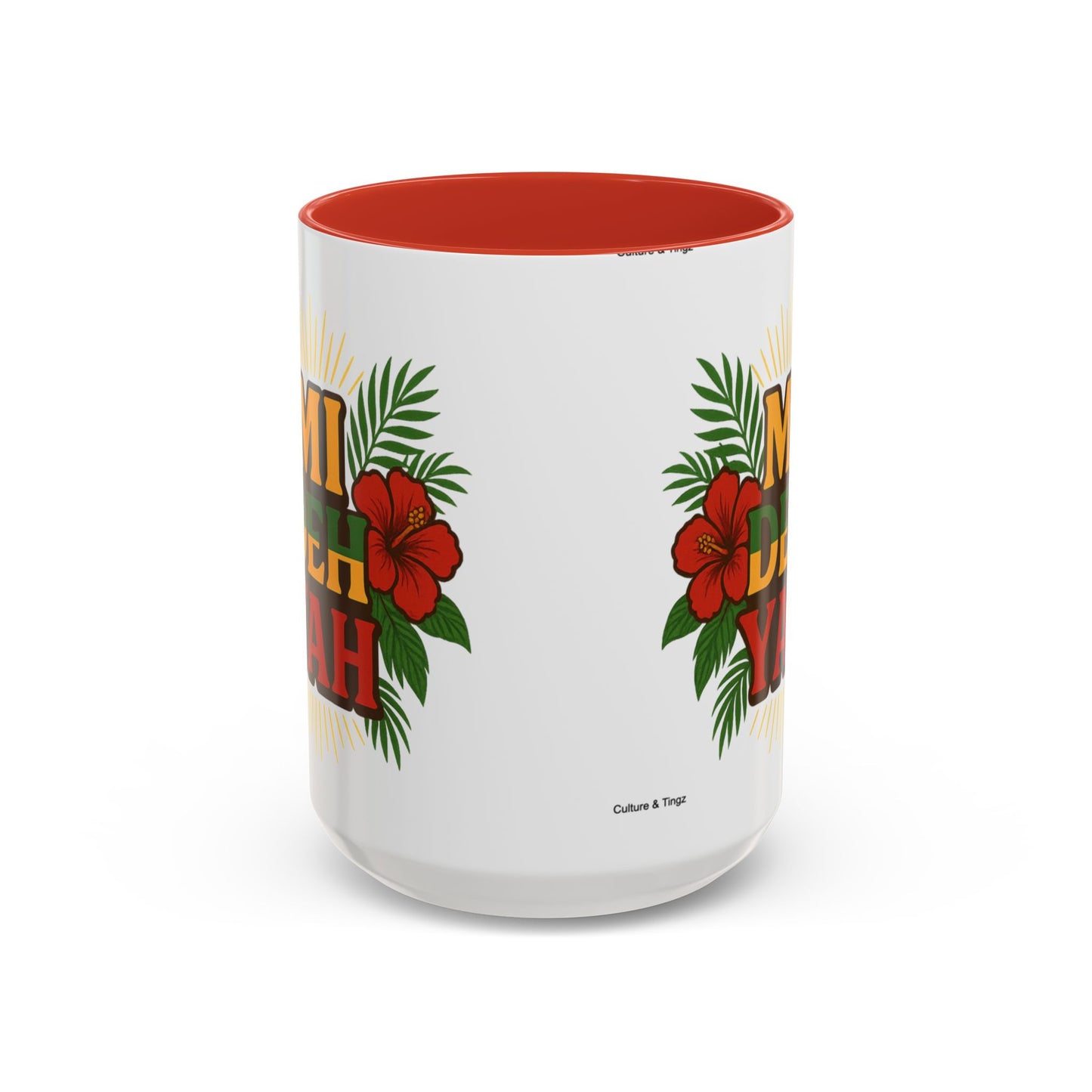 Mi Deh Yah Ceramic Mugs  – Letterwork Edition