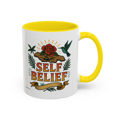 Self Belief - Accent Coffee Mug