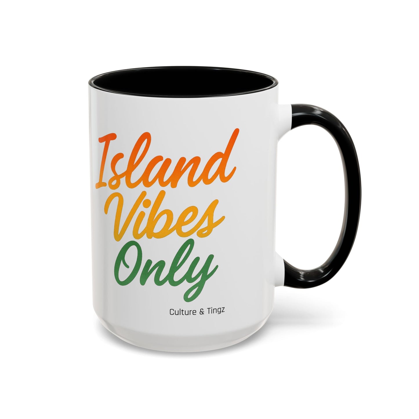 Island Vibes Only Ceramic Mugs  – Letterwork Edition