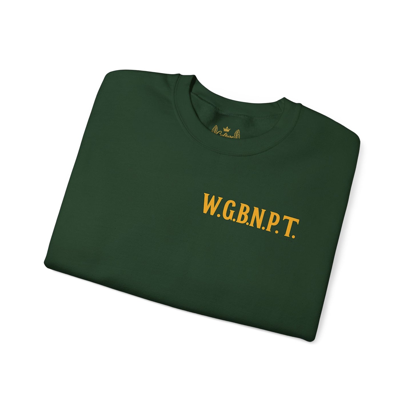 W.G.B.N.P.T. - Unisex Crewneck Sweater (Letterwork Front, Full Artwork Back)