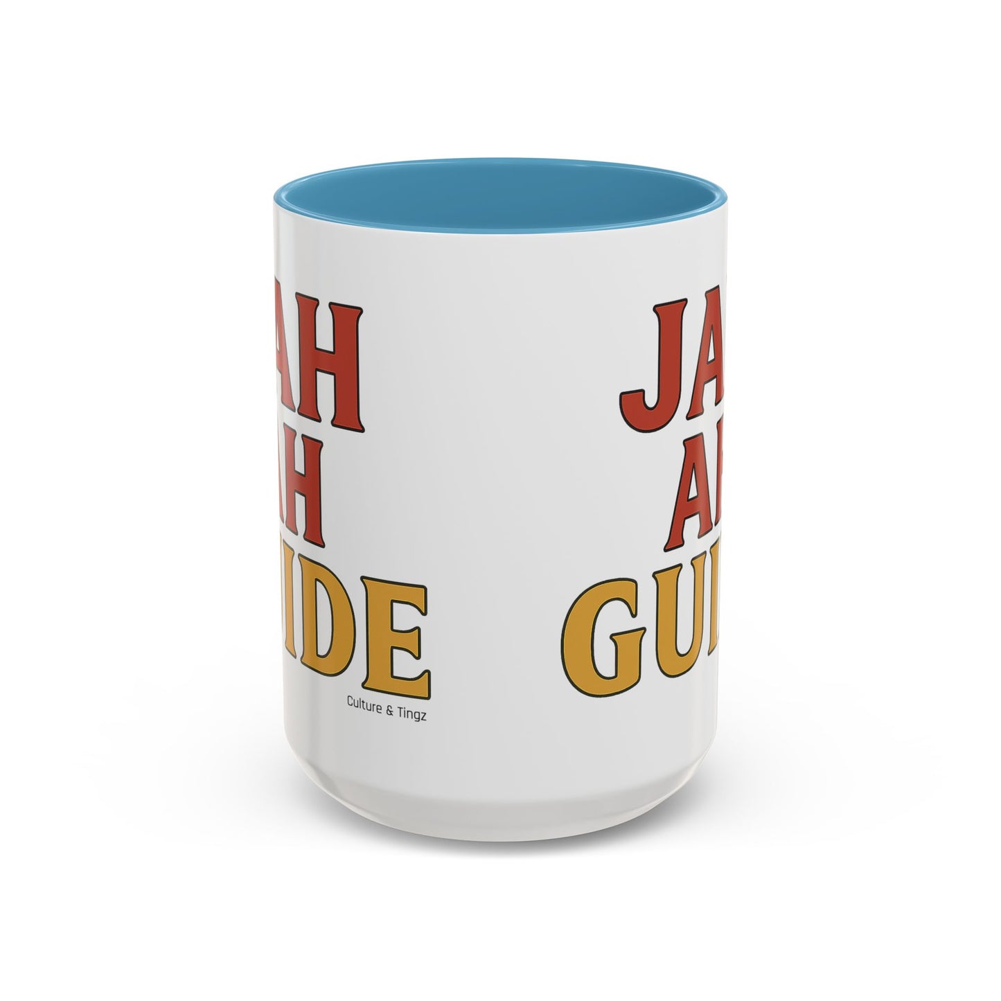 Jah Ah Guide Ceramic Mugs  – Letterwork Edition
