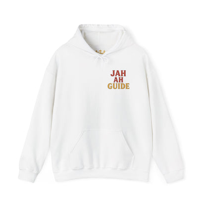 Jah Ah Guide - Unisex Hoodie (Letterwork front, Artwork Back)