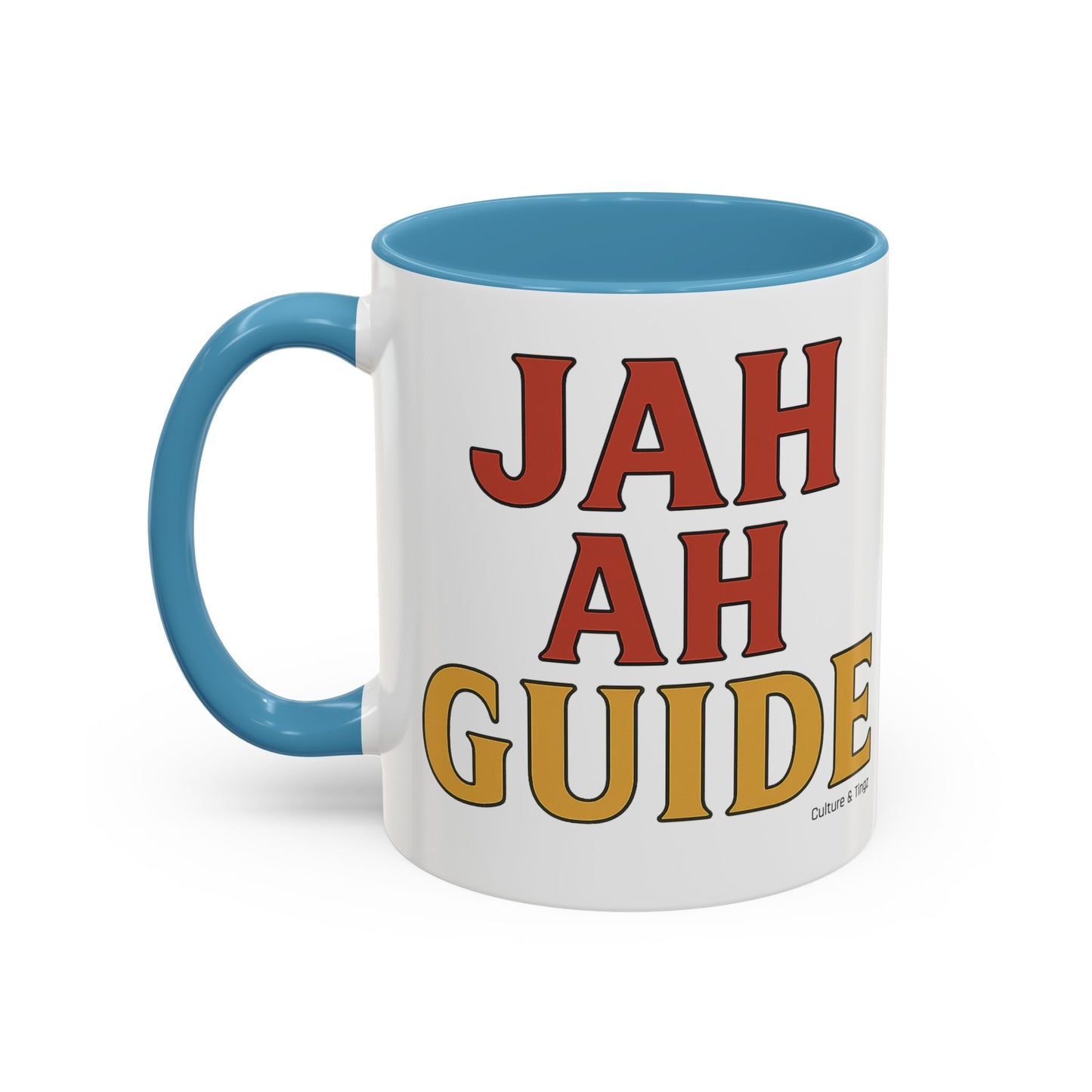 Jah Ah Guide Ceramic Mugs  – Letterwork Edition