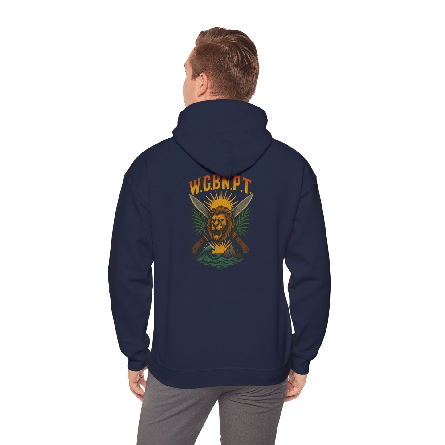 W.G.B.N.P.T. - Unisex Hoodie (Letterwork front, Artwork Back)
