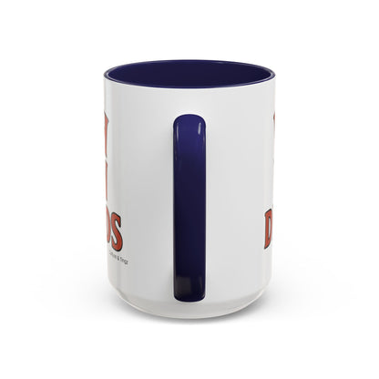 Deh Pon Di Ends Ceramic Mugs  – Letterwork Edition