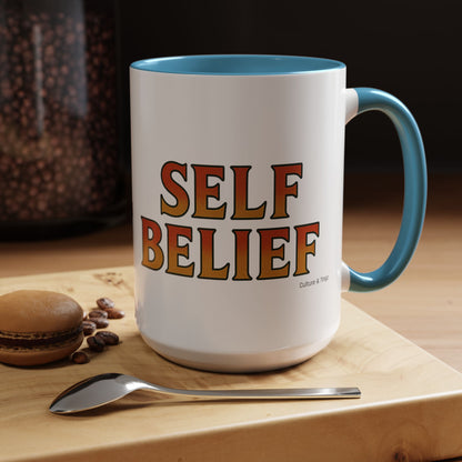 Self Belief Ceramic Mug  – Letterwork Edition
