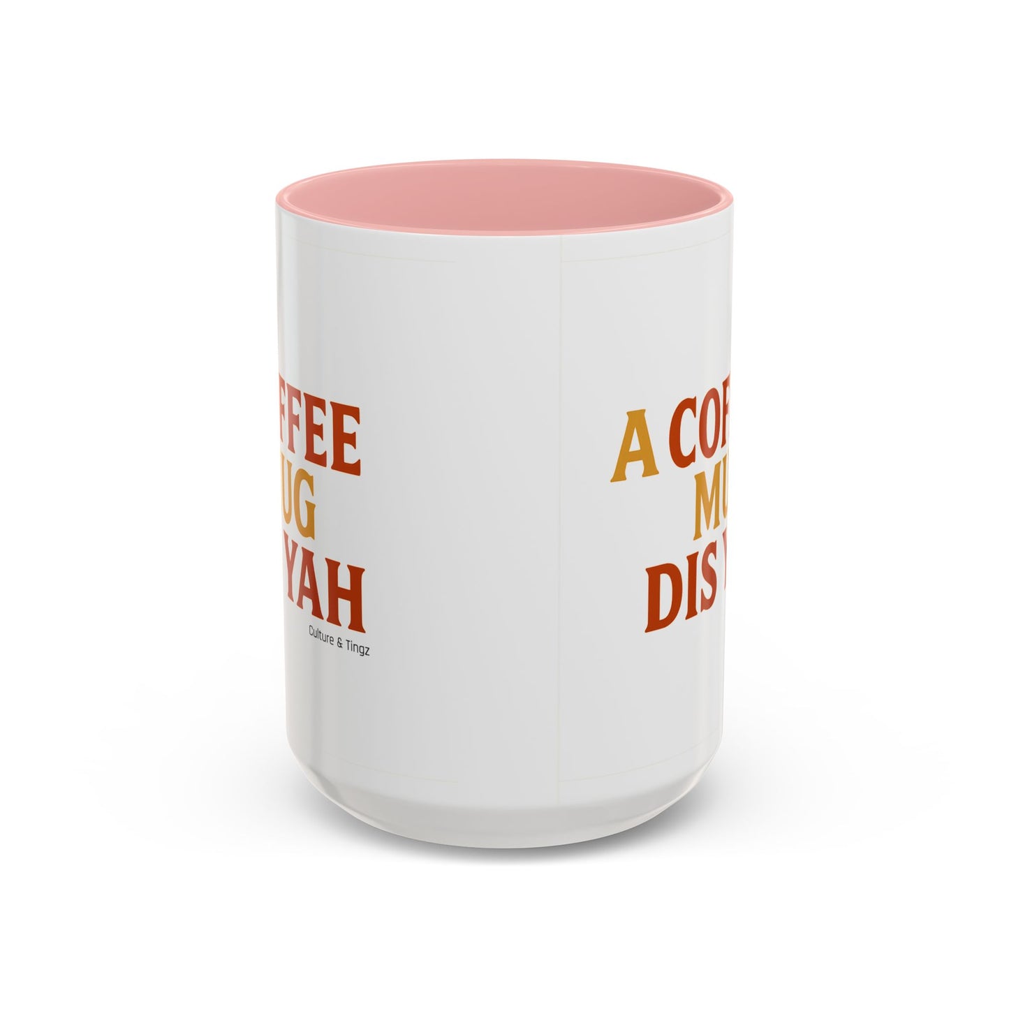 "A Coffee Mug Dis Yah" – Letterwork Edition