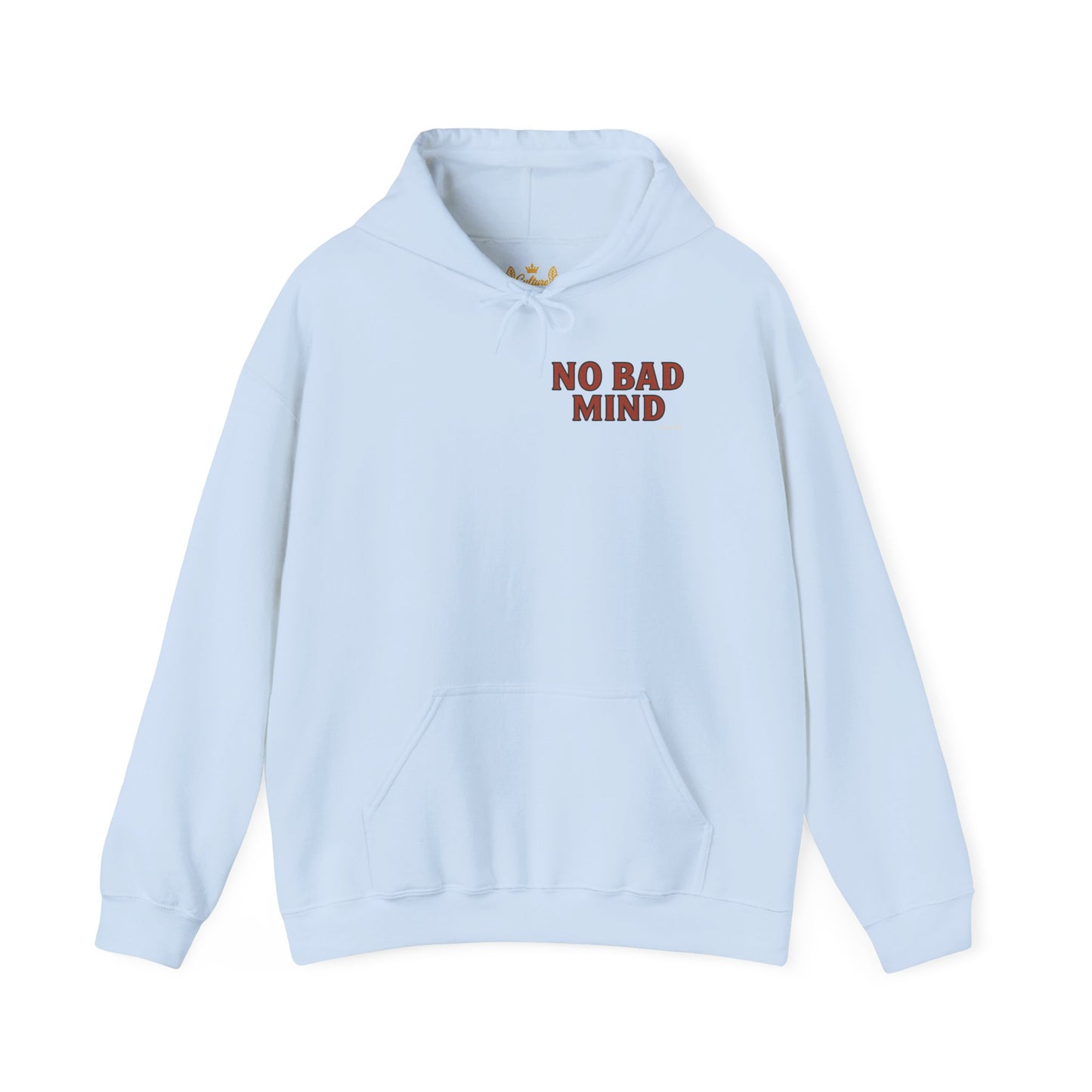 No Bad Mind - Unisex Hoodie (Letterwork front, Artwork Back)