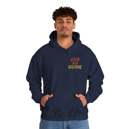 Jah Ah Guide - Unisex Hoodie (Letterwork front, Artwork Back)