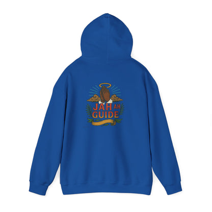 Jah Ah Guide - Unisex Hoodie (Letterwork front, Artwork Back)