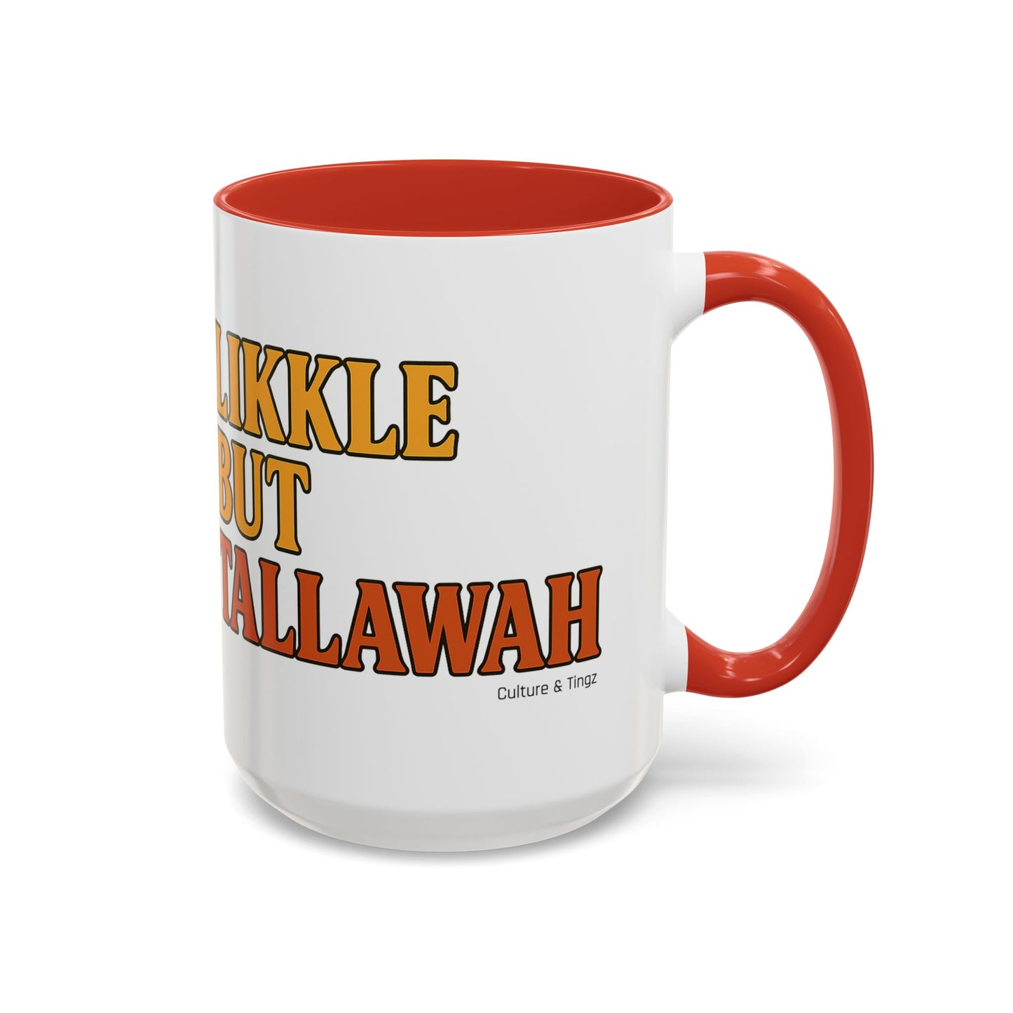 Likkle but Tallawah Ceramic Mugs  – Letterwork Edition