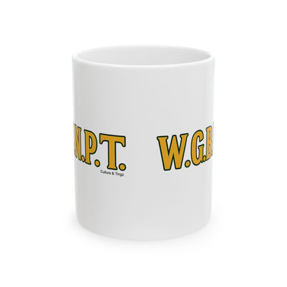 W.G.B.N.P.T Ceramic Mug - Letterwork Collection