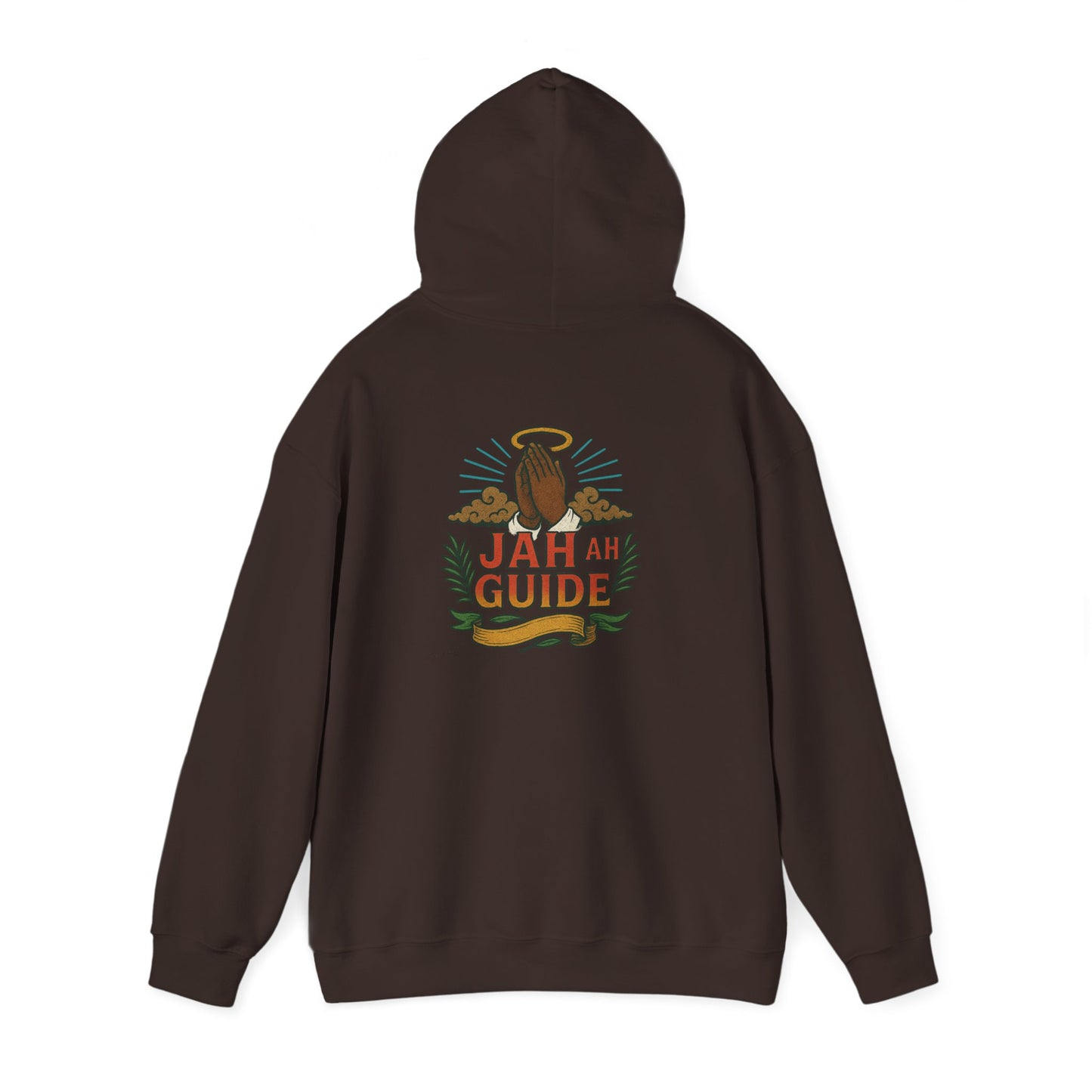 Jah Ah Guide - Unisex Hoodie (Letterwork front, Artwork Back)