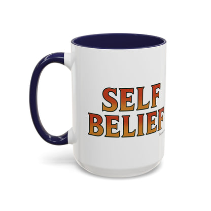 Self Belief Ceramic Mugs  – Letterwork Edition