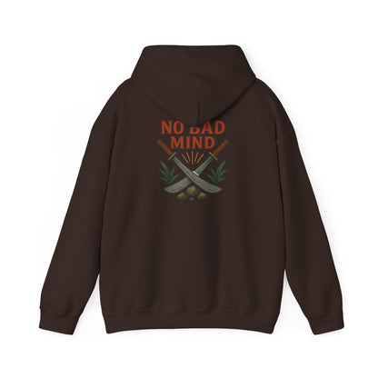 No Bad Mind - Unisex Hoodie (Letterwork front, Artwork Back)