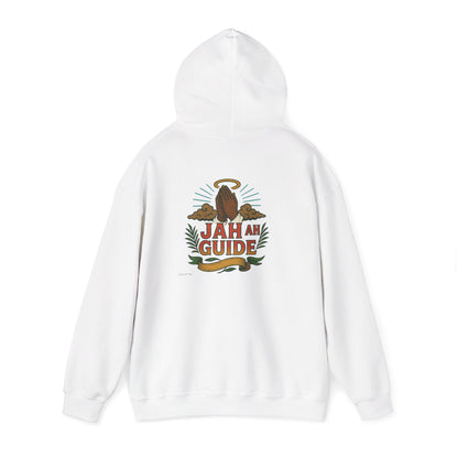 Jah Ah Guide - Unisex Hoodie (Letterwork front, Artwork Back)
