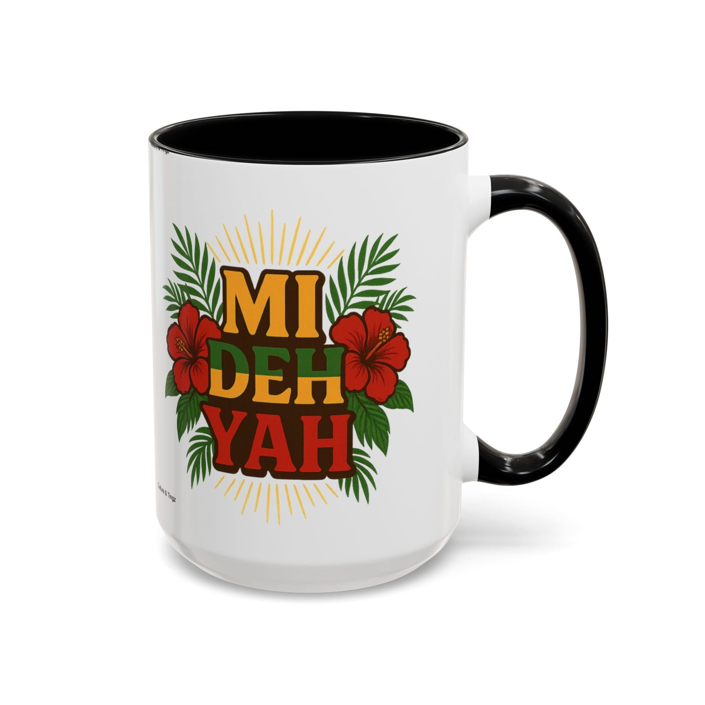 Mi Deh Yah Ceramic Mugs  – Letterwork Edition