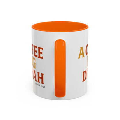 "A Coffee Mug Dis Yah" – Letterwork Edition