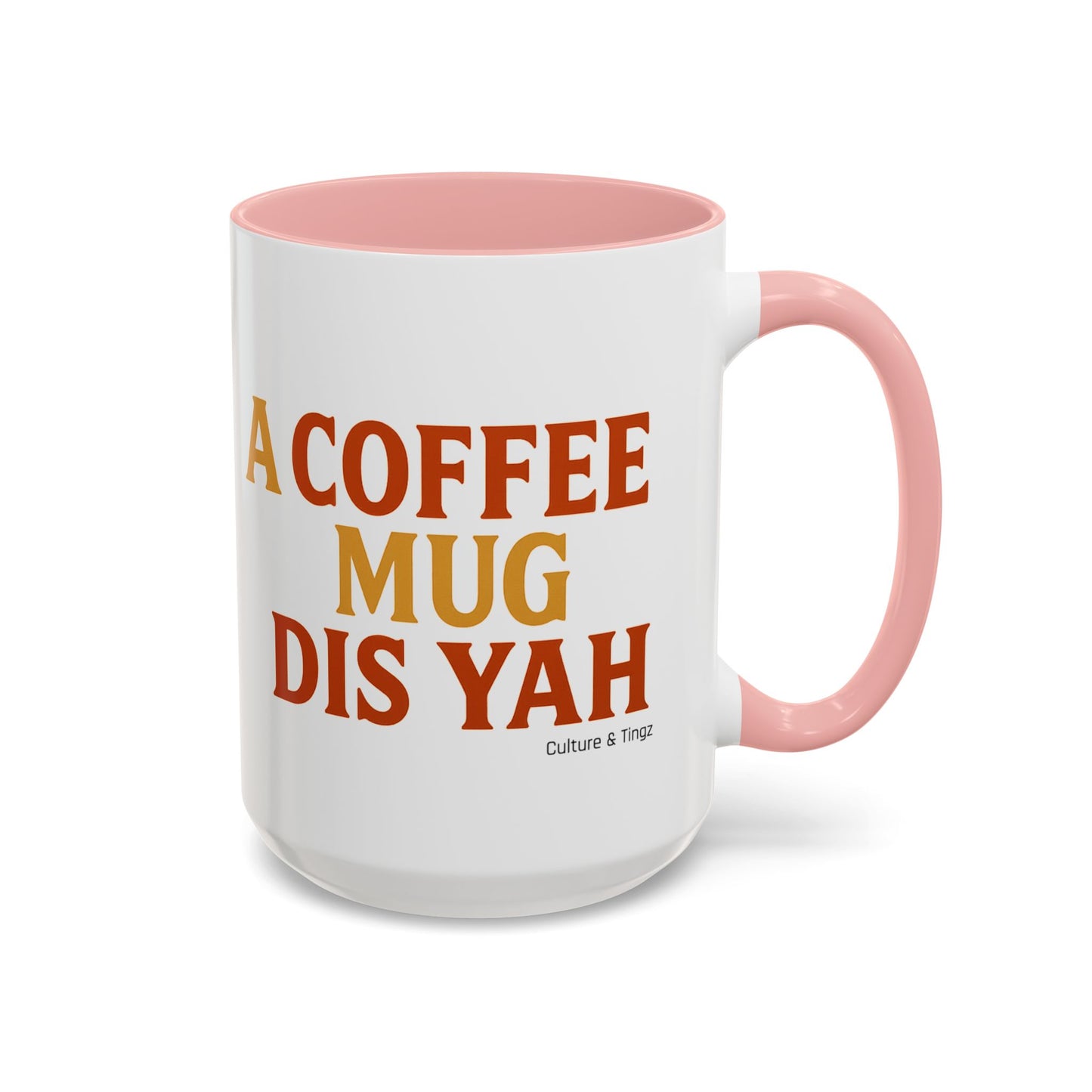 "A Coffee Mug Dis Yah" – Letterwork Edition