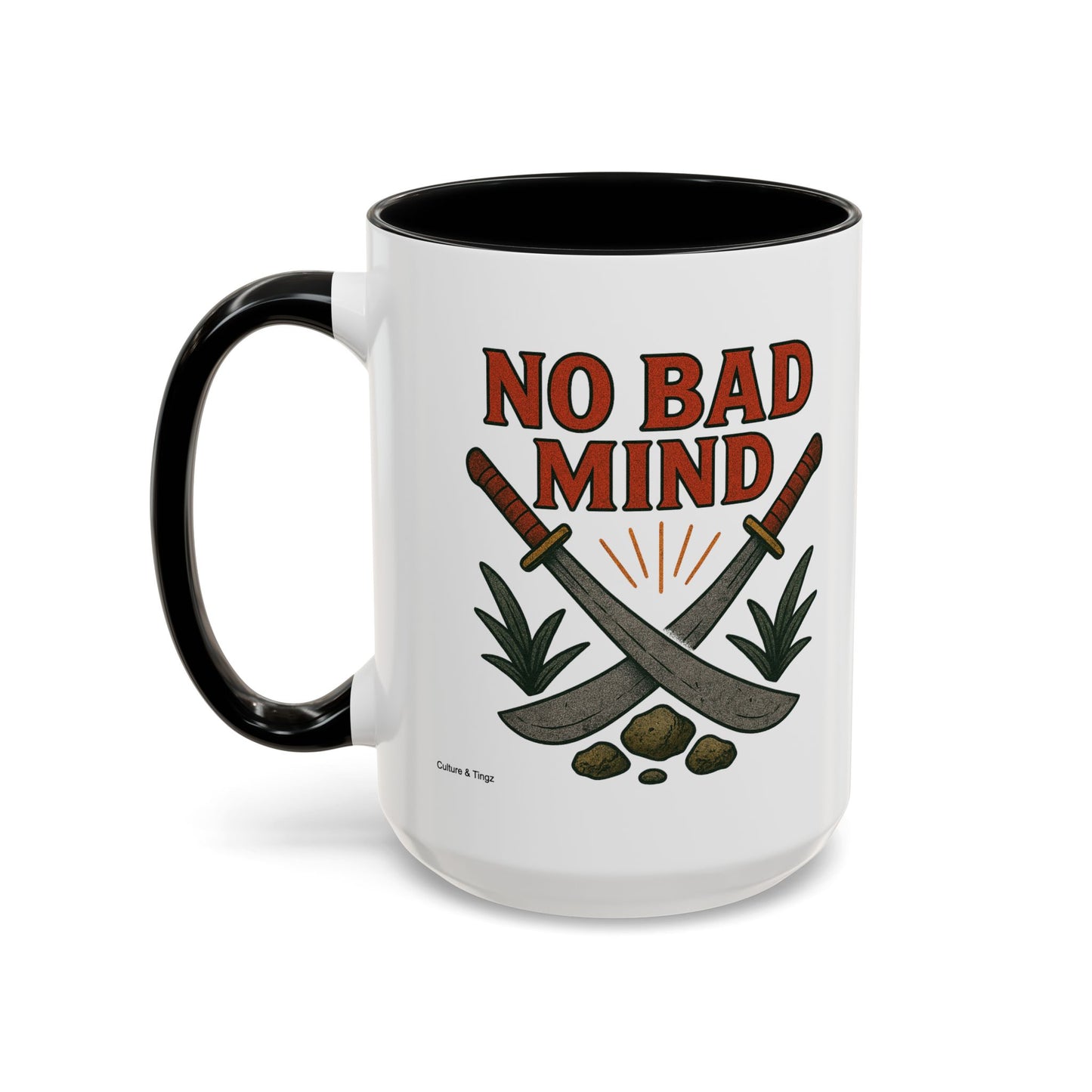 No Bad Mind - Accent Coffee Mug