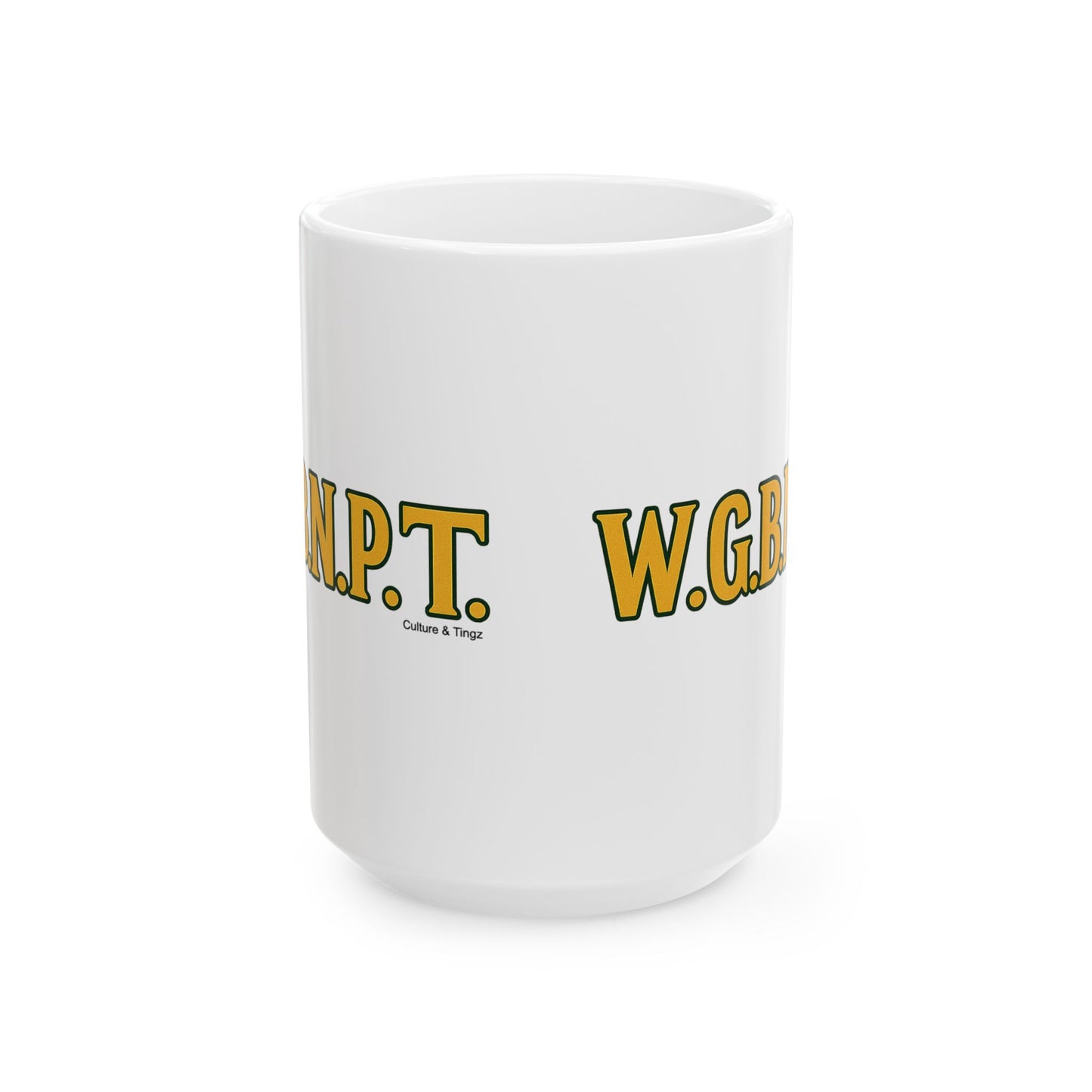 W.G.B.N.P.T Ceramic Mug - Letterwork Collection