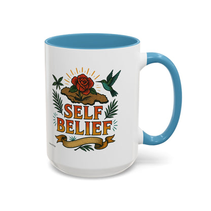 Self Belief - Accent Coffee Mug