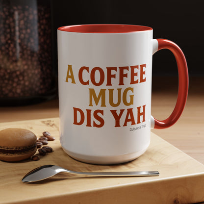 "A Coffee Mug Dis Yah" – Letterwork Edition