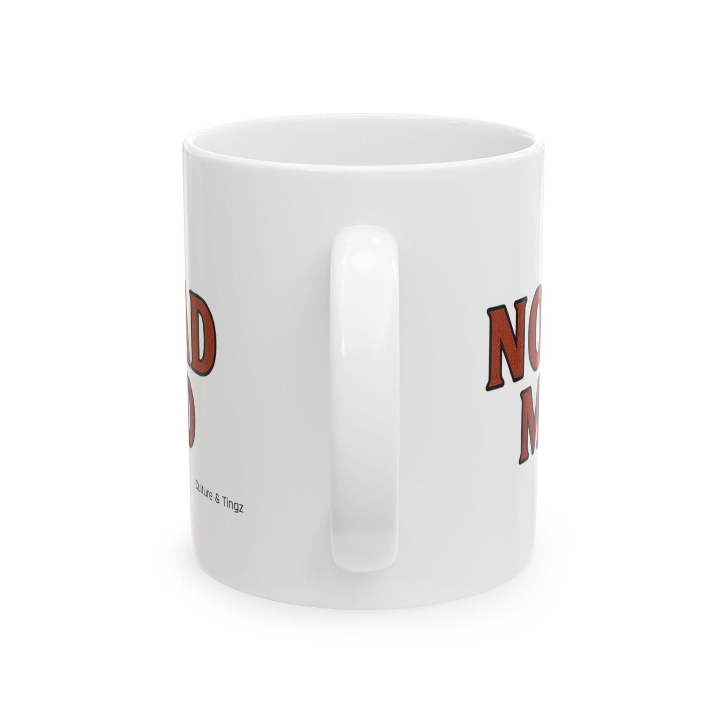 No Bad Mind Ceramic Mugs- Letterwork Collection
