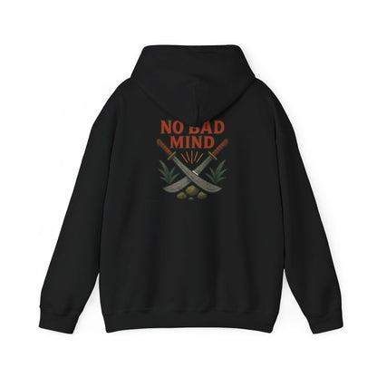 No Bad Mind - Unisex Hoodie (Letterwork front, Artwork Back)