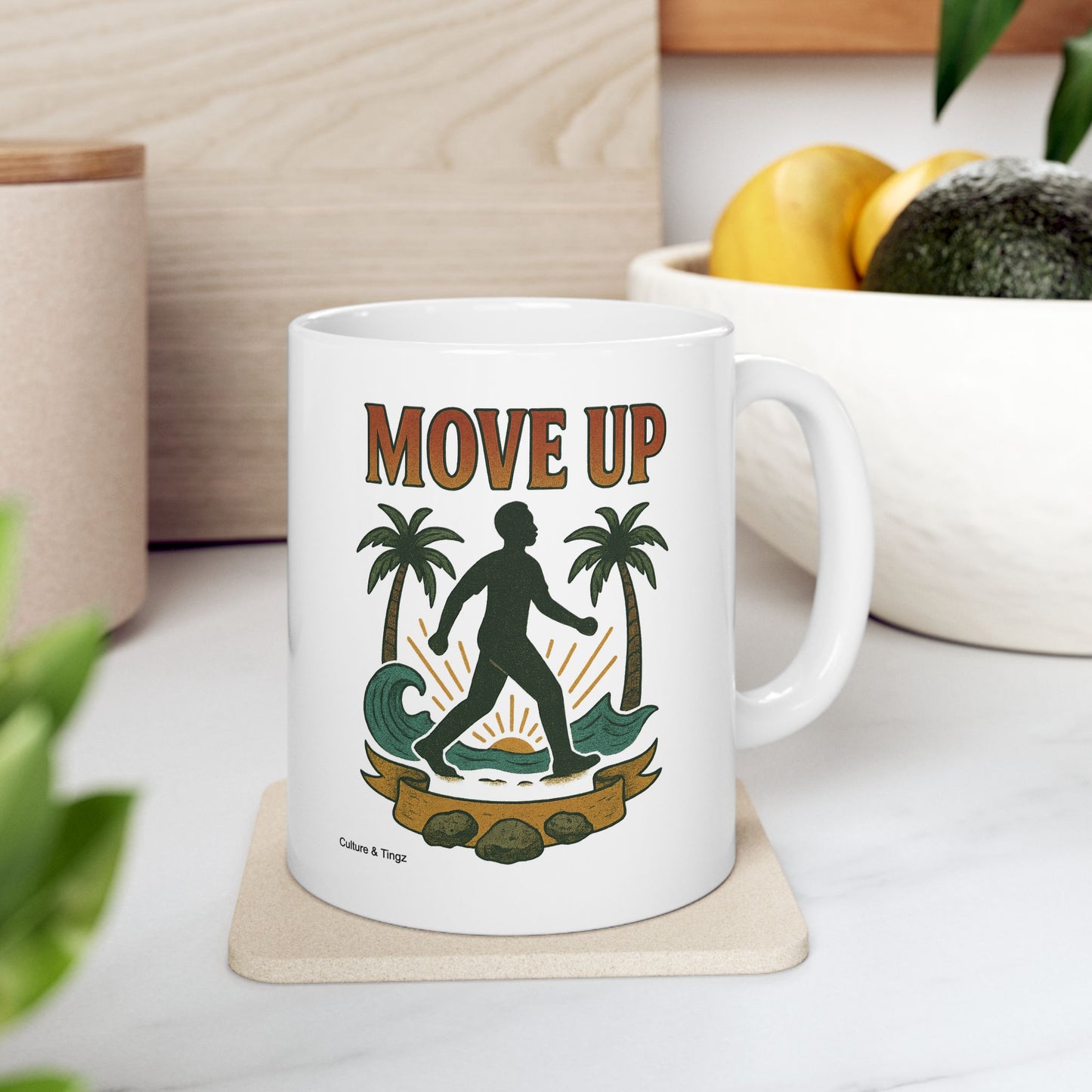 Move Up Ceramic Mug - 11 or 15 oz.