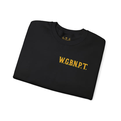 W.G.B.N.P.T. - Unisex Crewneck Sweater (Letterwork Front, Full Artwork Back)