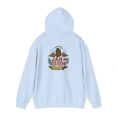 Jah Ah Guide - Unisex Hoodie (Letterwork front, Artwork Back)