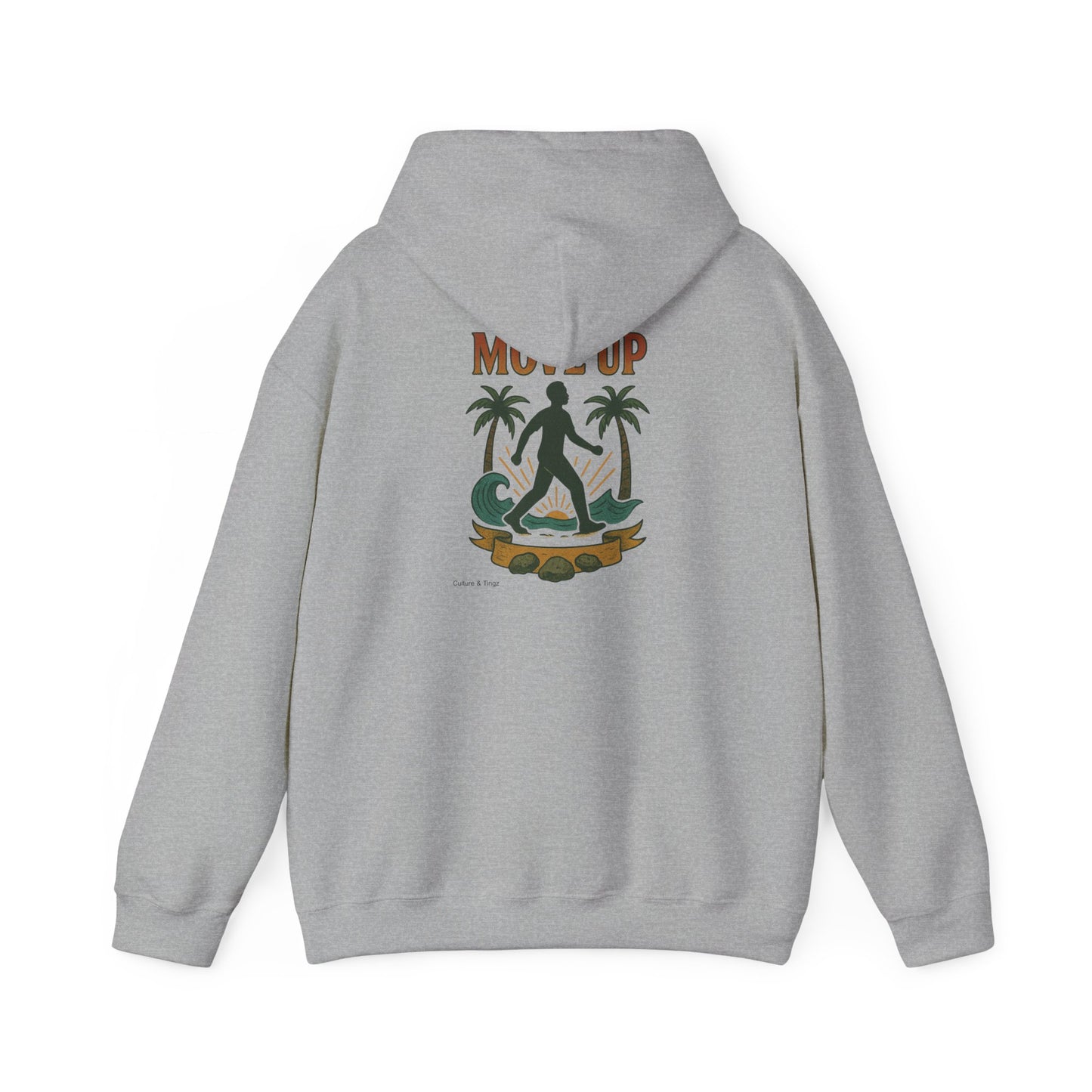 Move Up - Unisex Hoodie (Letterwork front, Artwork Back)