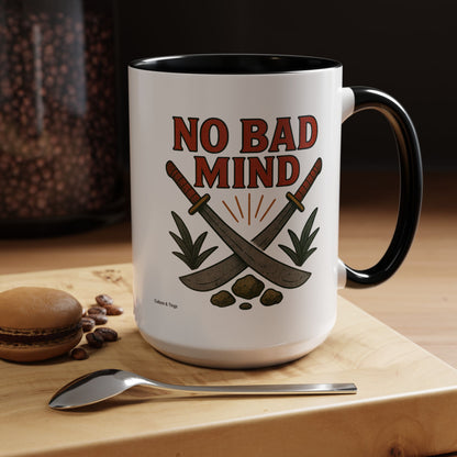No Bad Mind - Accent Coffee Mug