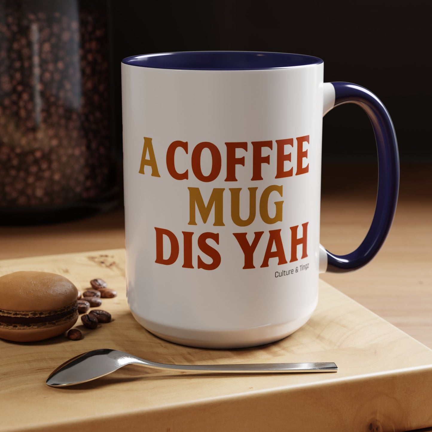 "A Coffee Mug Dis Yah" – Letterwork Edition