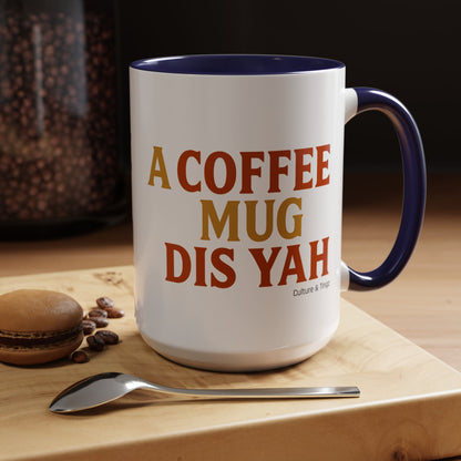 "A Coffee Mug Dis Yah" – Letterwork Edition