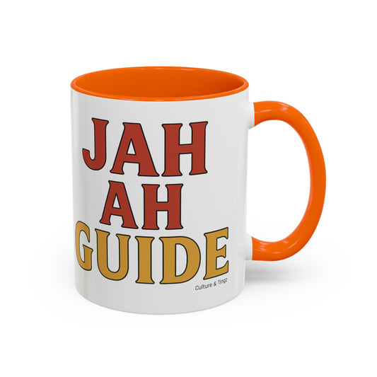 Jah Ah Guide Ceramic Mugs  – Letterwork Edition